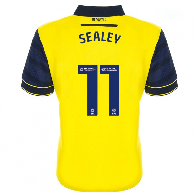 Danxen Dames Ruby Sealey #11 Geel Marine Thuisshirt Thuistenue 2025/26 T-Shirt België