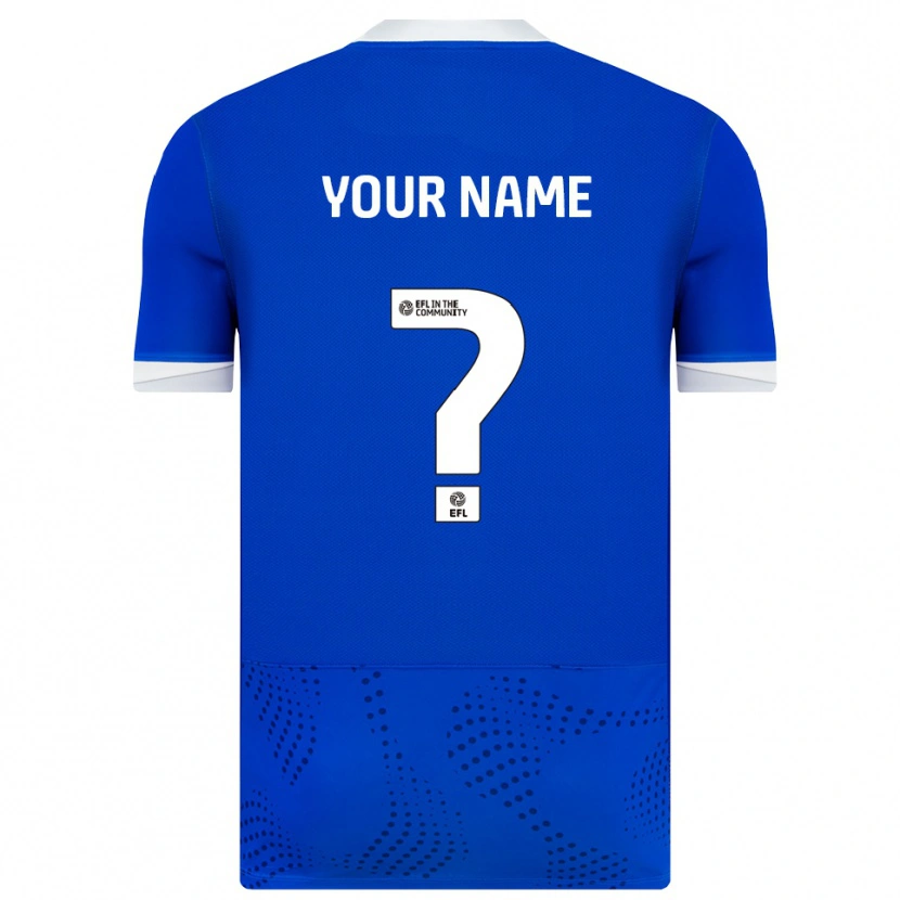 Danxen Dames Uw Naam #0 Blauw Wit Thuisshirt Thuistenue 2025/26 T-Shirt België
