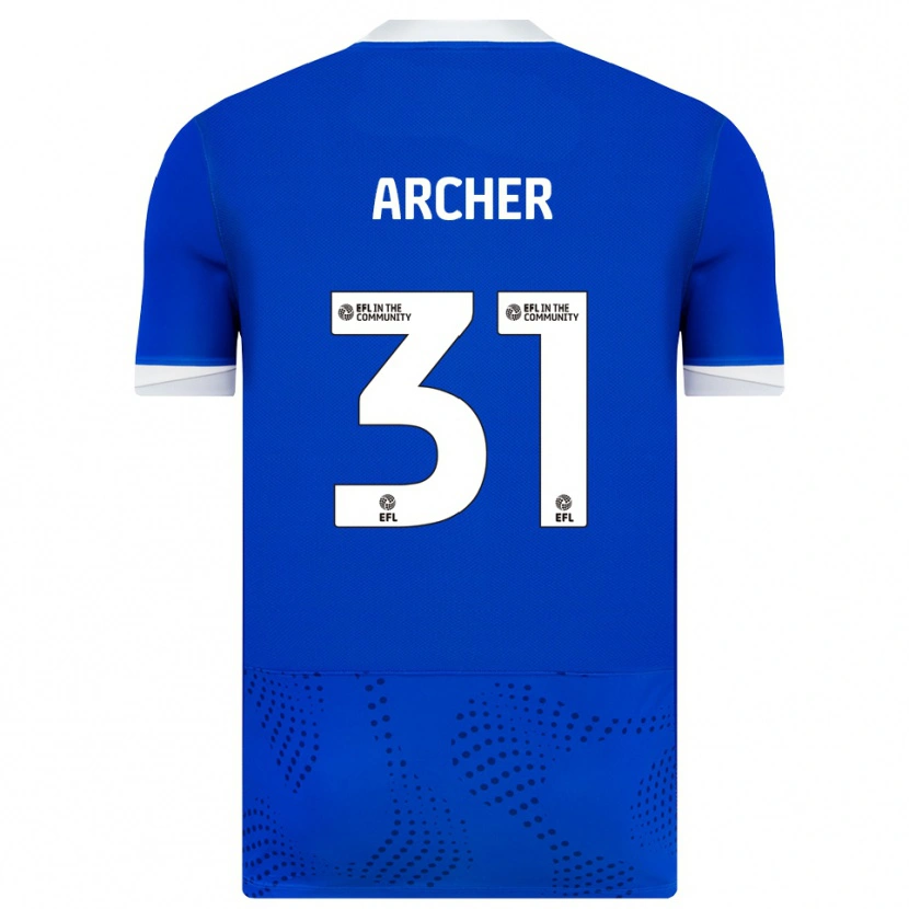 Danxen Dames Jordan Archer #31 Blauw Wit Thuisshirt Thuistenue 2025/26 T-Shirt België