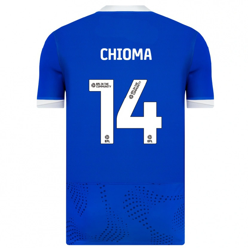 Danxen Dames Nathaniel Chioma #14 Blauw Wit Thuisshirt Thuistenue 2025/26 T-Shirt België