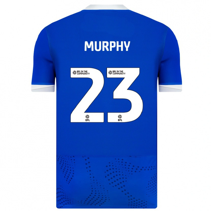 Danxen Dames Josh Murphy #23 Blauw Wit Thuisshirt Thuistenue 2025/26 T-Shirt België