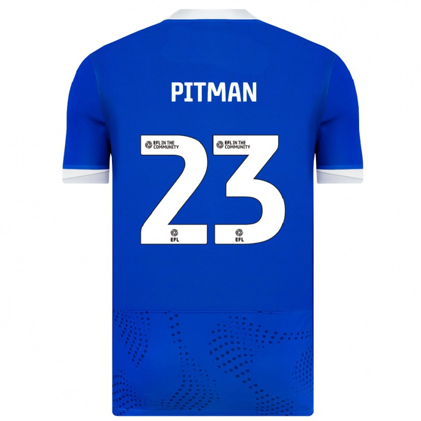 Danxen Dames Emily Pitman #23 Blauw Wit Thuisshirt Thuistenue 2025/26 T-Shirt België