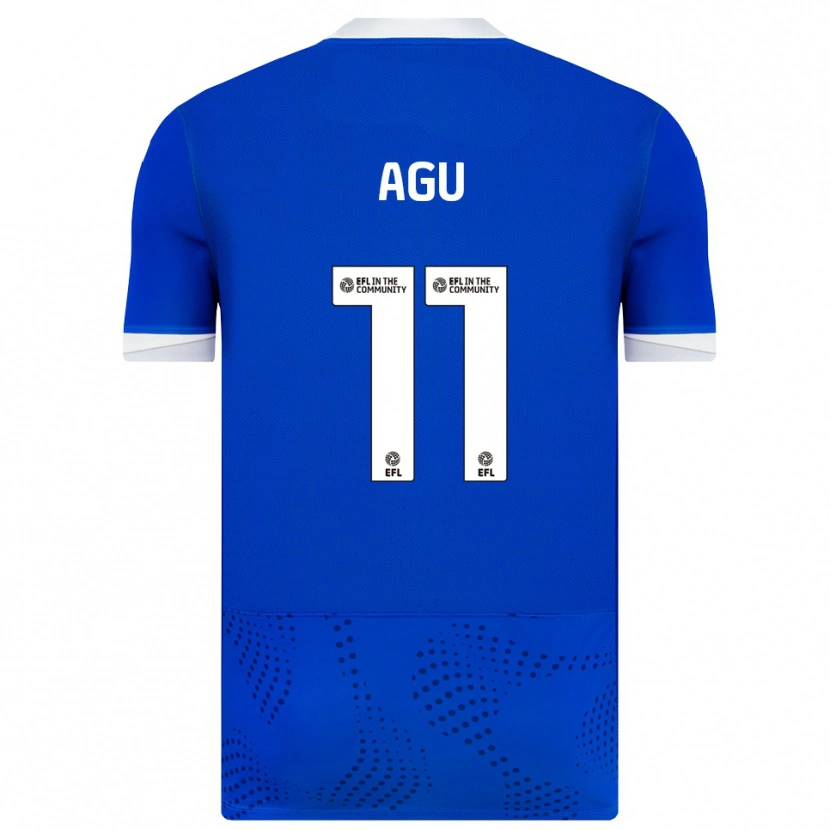Danxen Dames Chinedu Agu #11 Blauw Wit Thuisshirt Thuistenue 2025/26 T-Shirt België