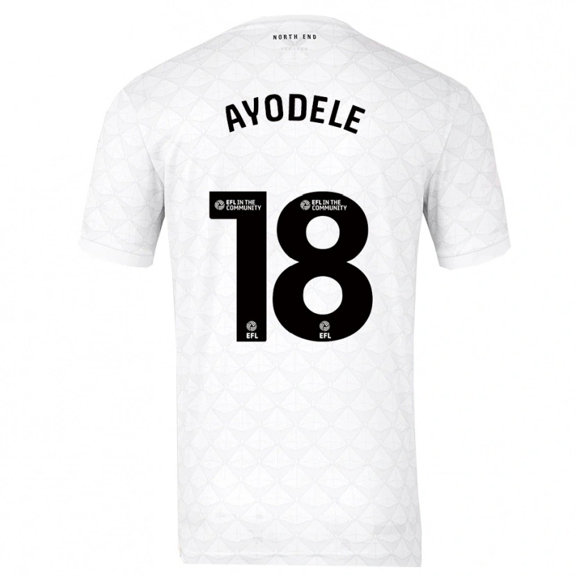Danxen Dames Michael Ayodele #18 Wit Rood Thuisshirt Thuistenue 2025/26 T-Shirt België