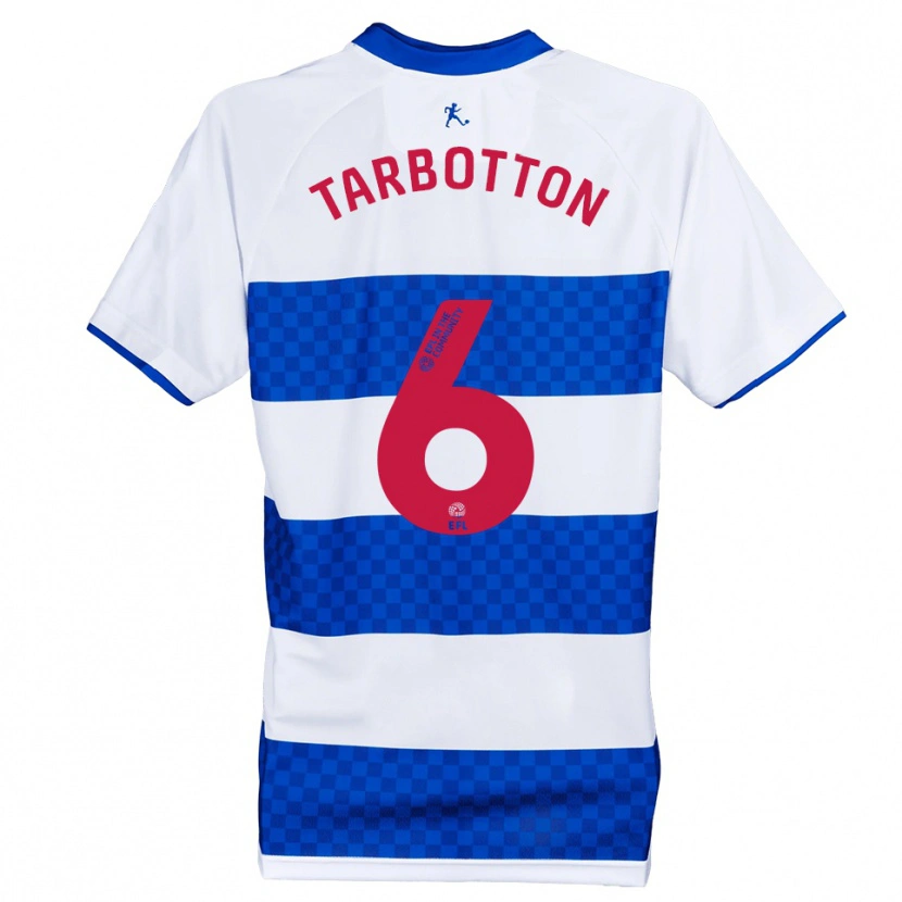 Danxen Dames Teddy Tarbotton #6 Blauw Wit Thuisshirt Thuistenue 2025/26 T-Shirt België