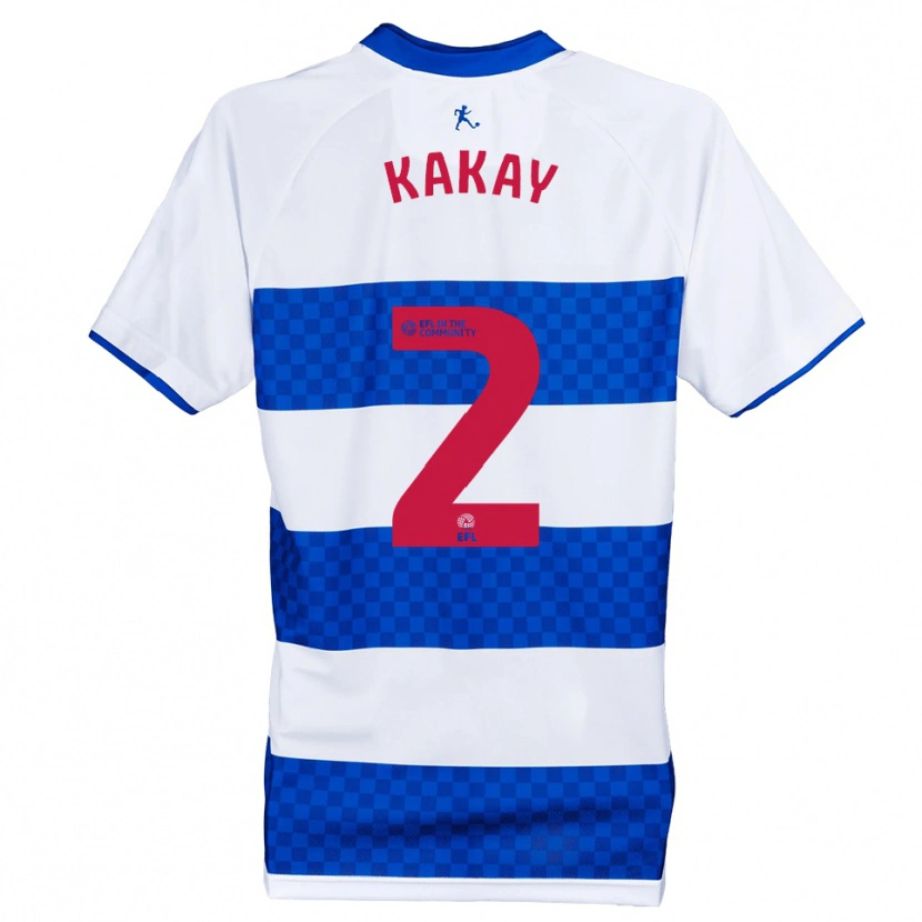 Danxen Dames Osman Kakay #2 Blauw Wit Thuisshirt Thuistenue 2025/26 T-Shirt België