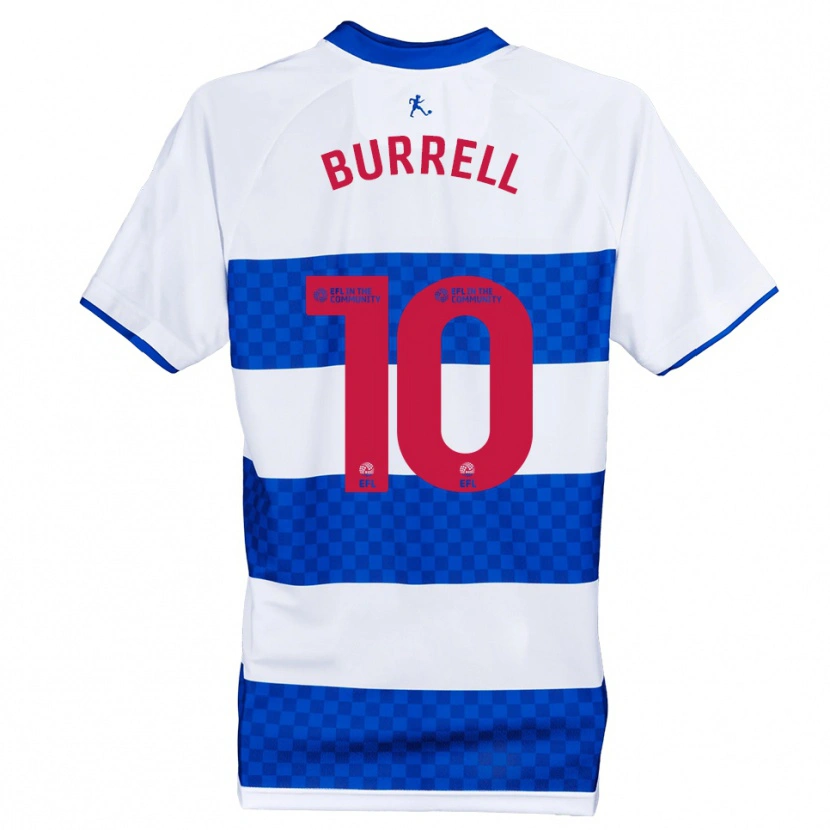 Danxen Dames Rumarn Burrell #10 Blauw Wit Thuisshirt Thuistenue 2025/26 T-Shirt België