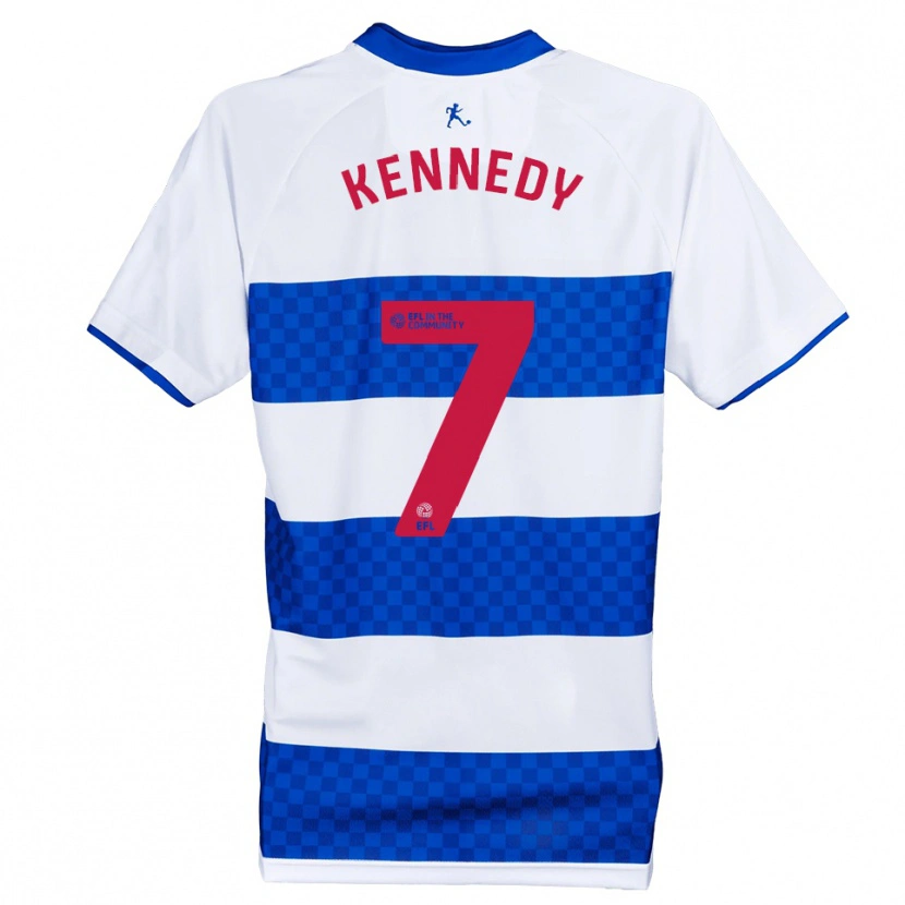 Danxen Dames Rico Kennedy #7 Blauw Wit Thuisshirt Thuistenue 2025/26 T-Shirt België