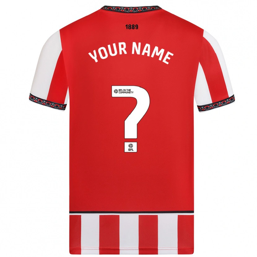 Danxen Dames Uw Naam #0 Rood Wit Thuisshirt Thuistenue 2025/26 T-Shirt België