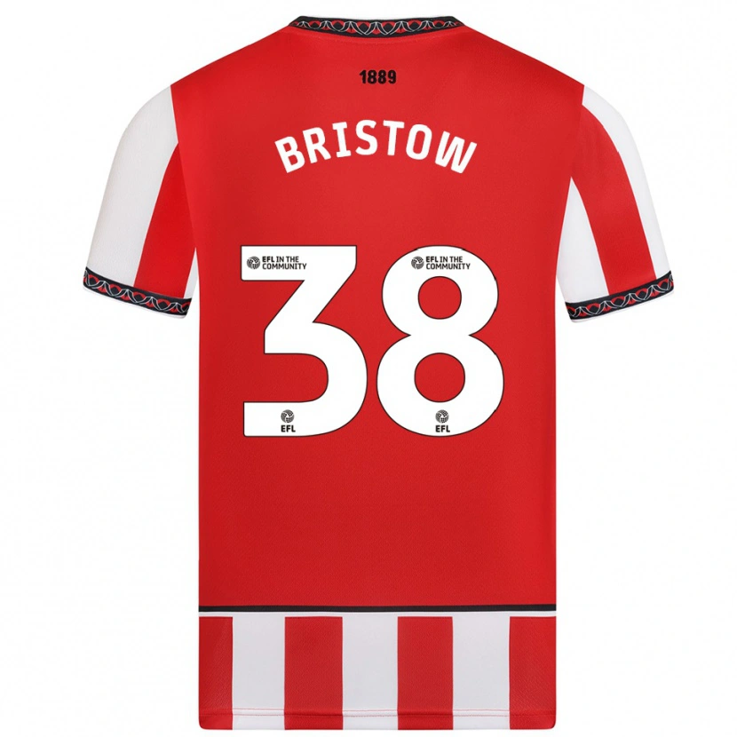 Danxen Dames Tilly Bristow #38 Rood Wit Thuisshirt Thuistenue 2025/26 T-Shirt België