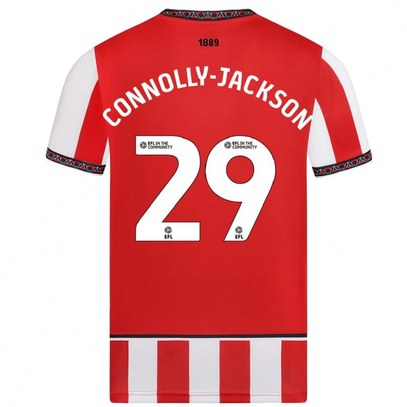Danxen Dames Fallon Connolly-Jackson #29 Rood Wit Thuisshirt Thuistenue 2025/26 T-Shirt België