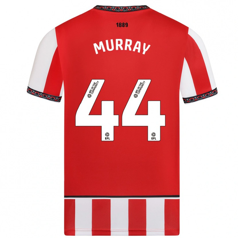 Danxen Dames Satara Murray #44 Rood Wit Thuisshirt Thuistenue 2025/26 T-Shirt België