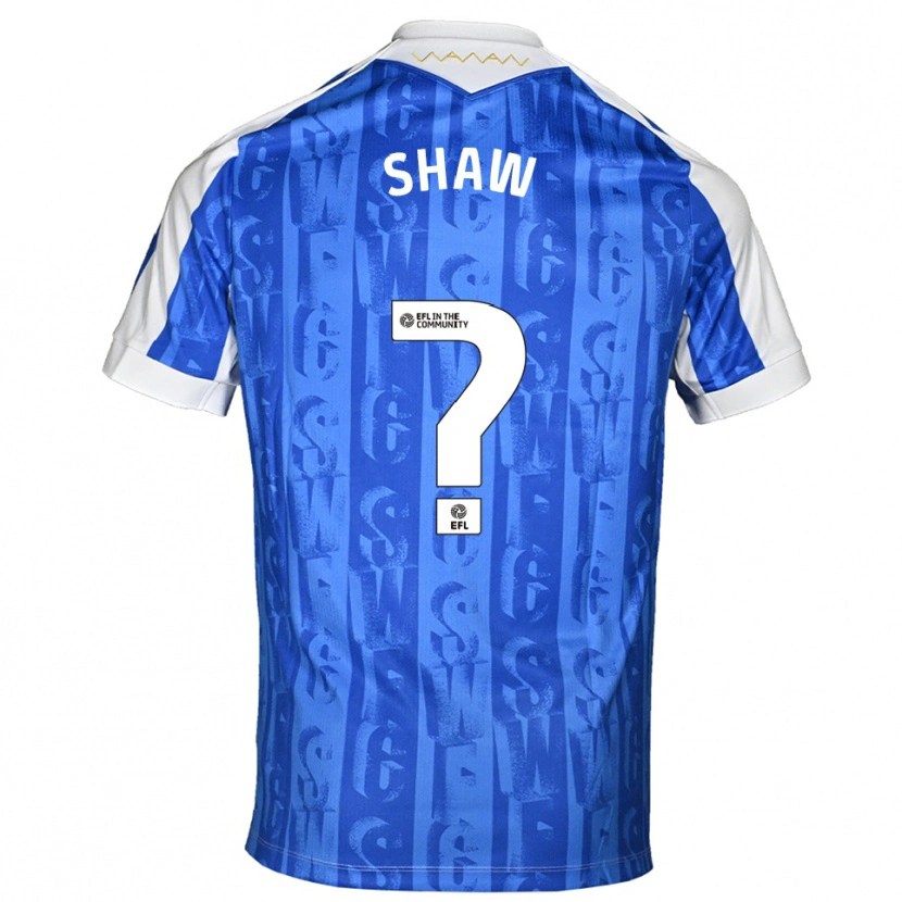 Danxen Dames Ari-Jae Shaw #0 Blauw Wit Thuisshirt Thuistenue 2025/26 T-Shirt België