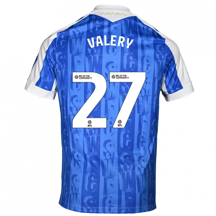 Danxen Dames Yan Valery #27 Blauw Wit Thuisshirt Thuistenue 2025/26 T-Shirt België