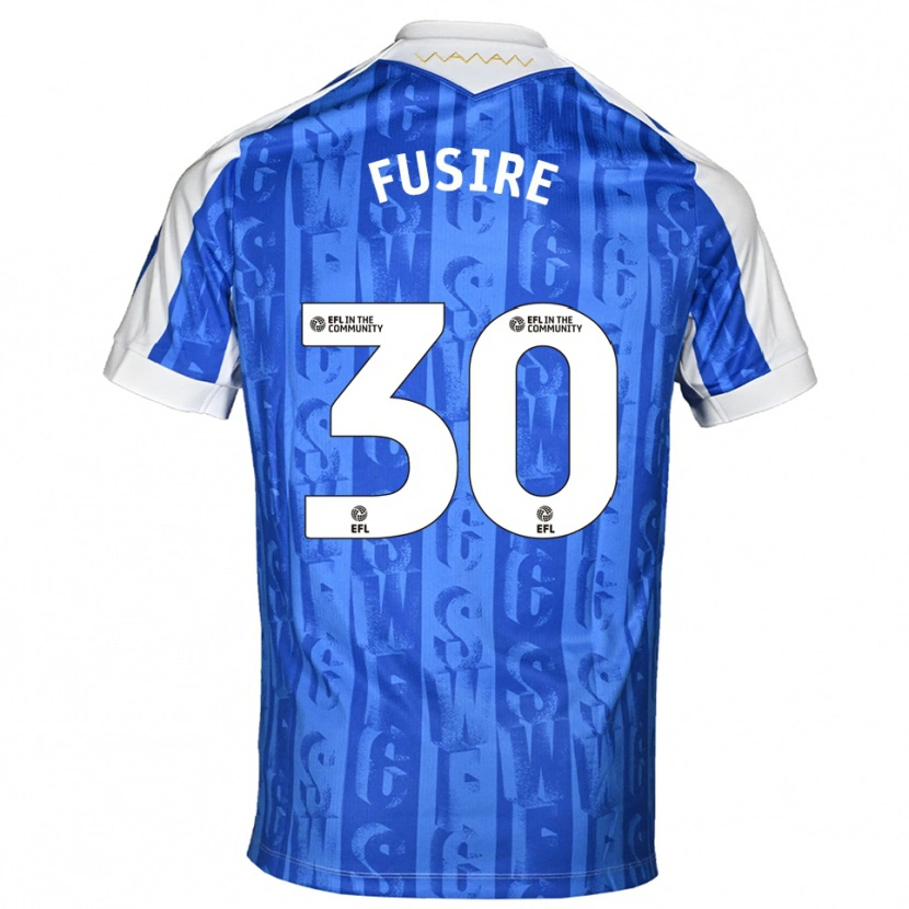 Danxen Dames Sean Fusire #30 Blauw Wit Thuisshirt Thuistenue 2025/26 T-Shirt België