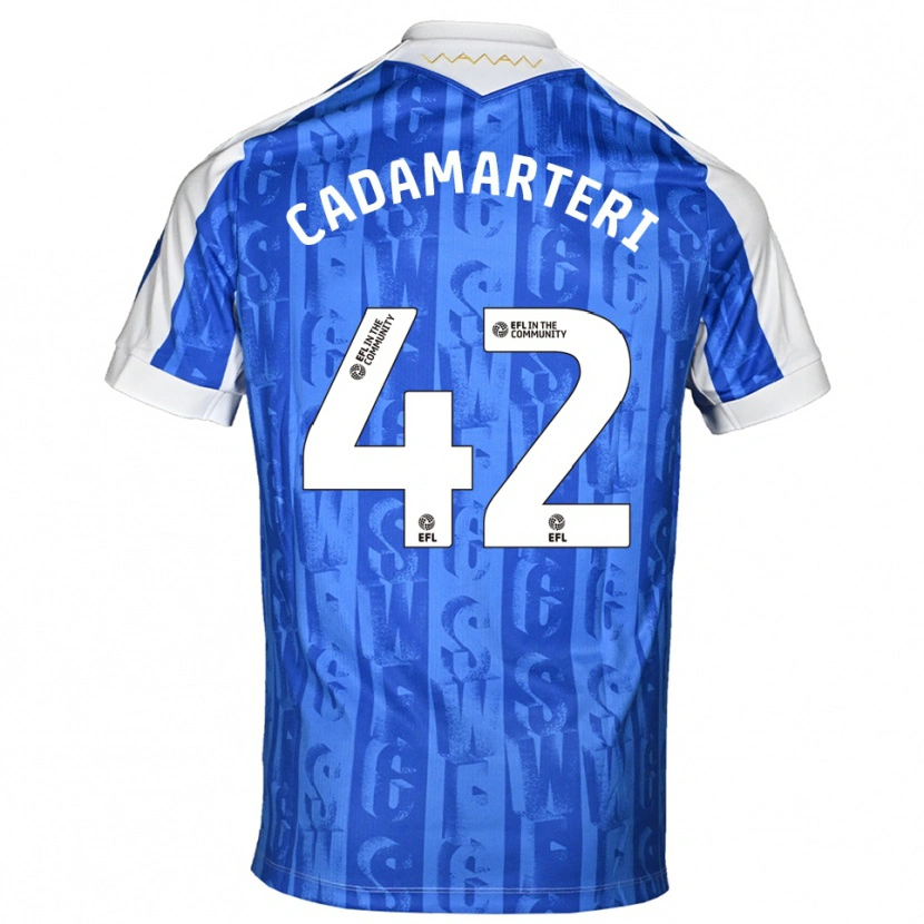 Danxen Dames Bailey Cadamarteri #42 Blauw Wit Thuisshirt Thuistenue 2025/26 T-Shirt België