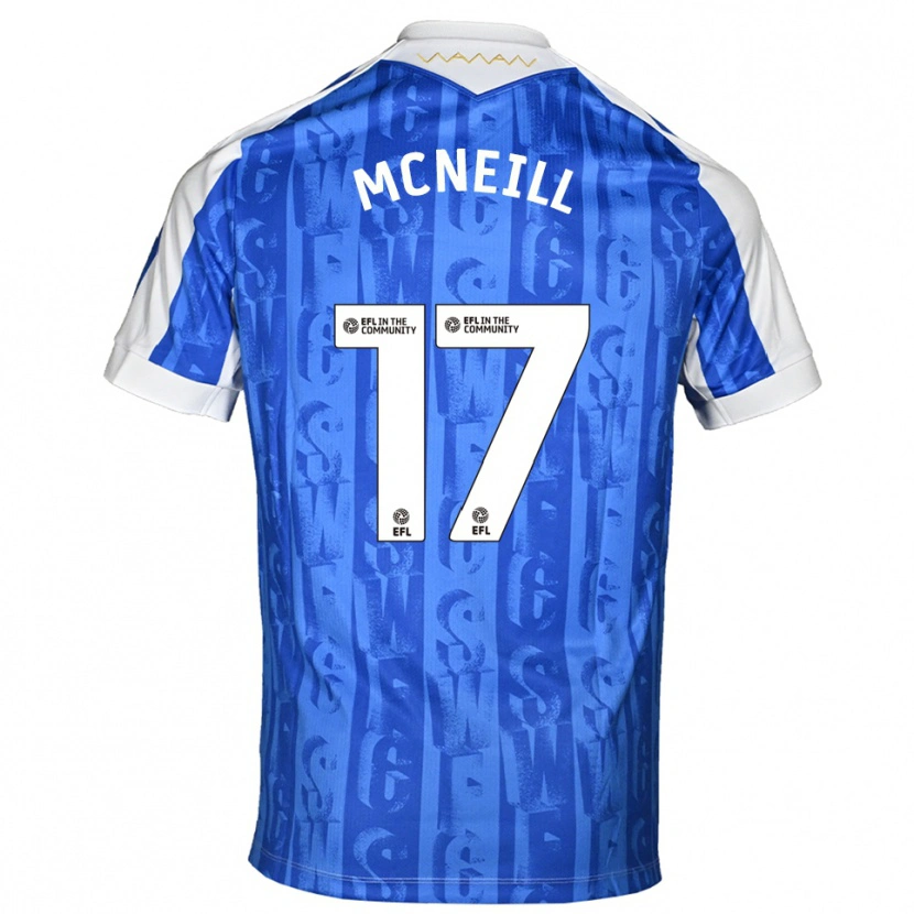 Danxen Dames Charlie Mcneill #17 Blauw Wit Thuisshirt Thuistenue 2025/26 T-Shirt België