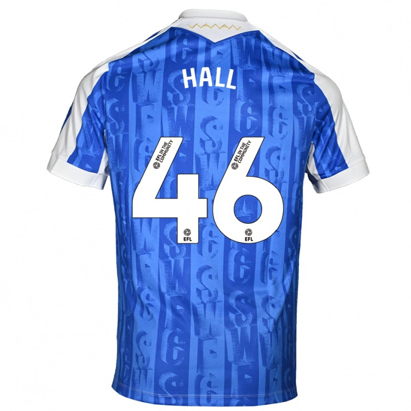 Danxen Dames Jack Hall #46 Blauw Wit Thuisshirt Thuistenue 2025/26 T-Shirt België