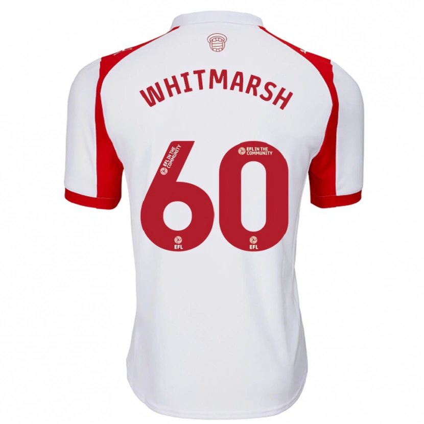Danxen Dames Joe O'brien-Whitmarsh #60 Wit Rood Thuisshirt Thuistenue 2025/26 T-Shirt België