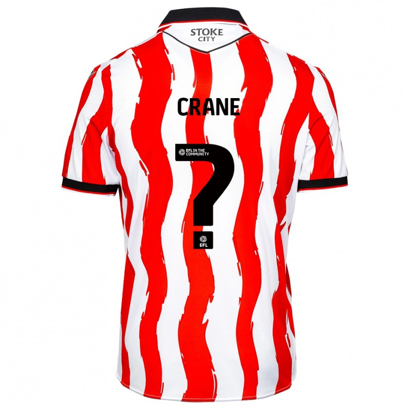 Danxen Dames Harry Crane #0 Wit Rood Thuisshirt Thuistenue 2025/26 T-Shirt België