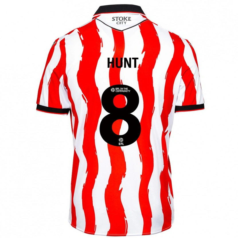 Danxen Dames Abby Hunt #8 Wit Rood Thuisshirt Thuistenue 2025/26 T-Shirt België