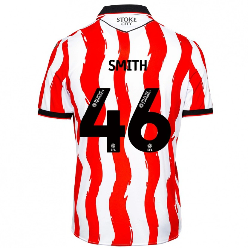 Danxen Dames William Smith #46 Wit Rood Thuisshirt Thuistenue 2025/26 T-Shirt België