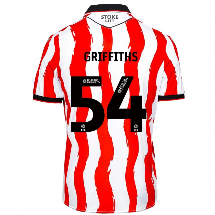 Danxen Dames Jack Griffiths #54 Wit Rood Thuisshirt Thuistenue 2025/26 T-Shirt België