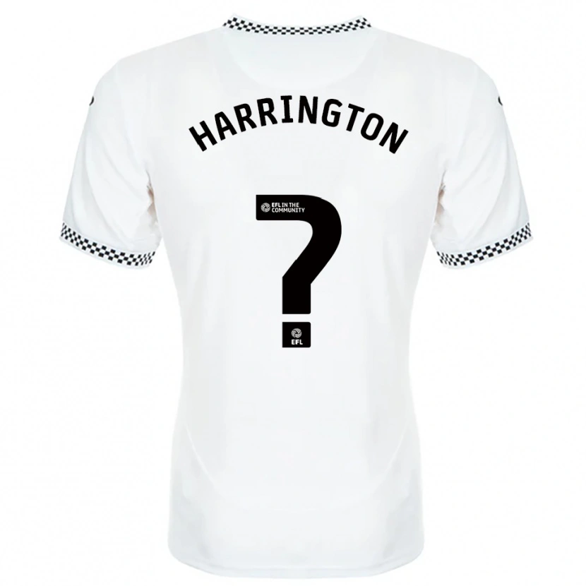 Danxen Dames Theo Harrington #0 Wit Oranje Thuisshirt Thuistenue 2025/26 T-Shirt België