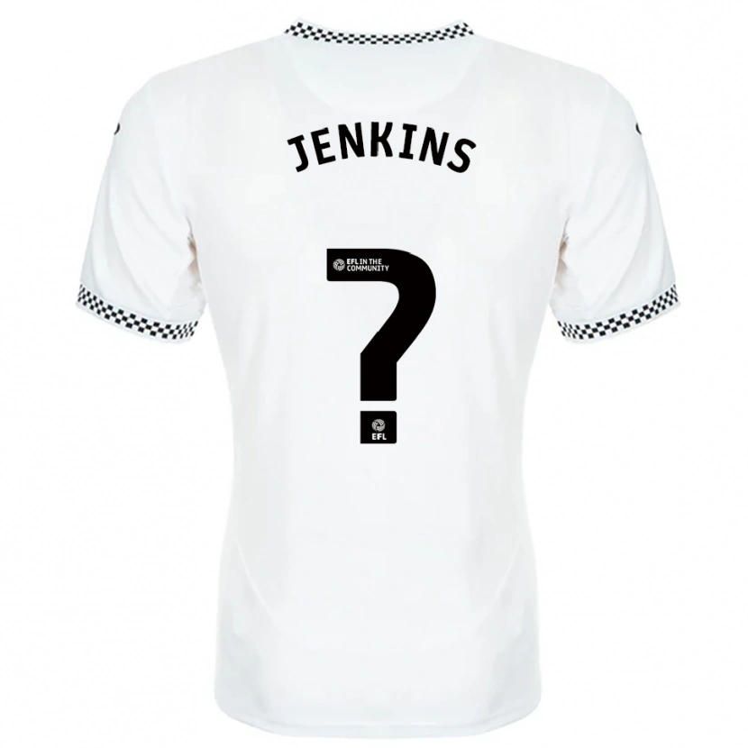 Danxen Dames Kian Jenkins #0 Wit Oranje Thuisshirt Thuistenue 2025/26 T-Shirt België