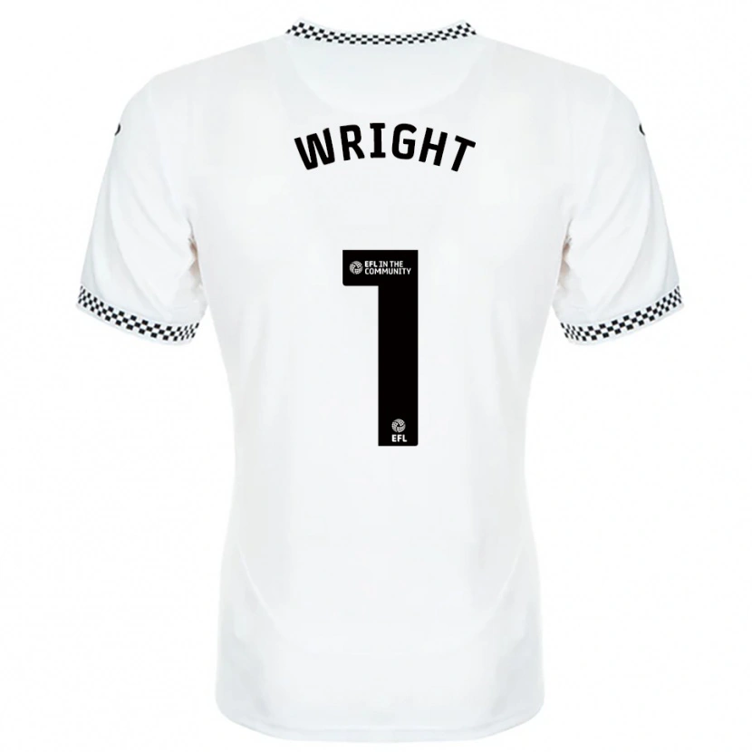 Danxen Dames Tom Wright #1 Wit Oranje Thuisshirt Thuistenue 2025/26 T-Shirt België