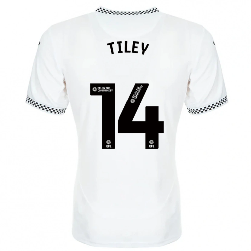 Danxen Dames Chloe Tiley #14 Wit Oranje Thuisshirt Thuistenue 2025/26 T-Shirt België