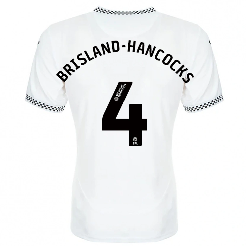 Danxen Dames Sophie Brisland-Hancocks #4 Wit Oranje Thuisshirt Thuistenue 2025/26 T-Shirt België