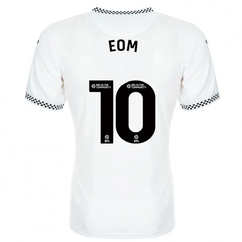 Danxen Dames Ji-Sung Eom #10 Wit Oranje Thuisshirt Thuistenue 2025/26 T-Shirt België