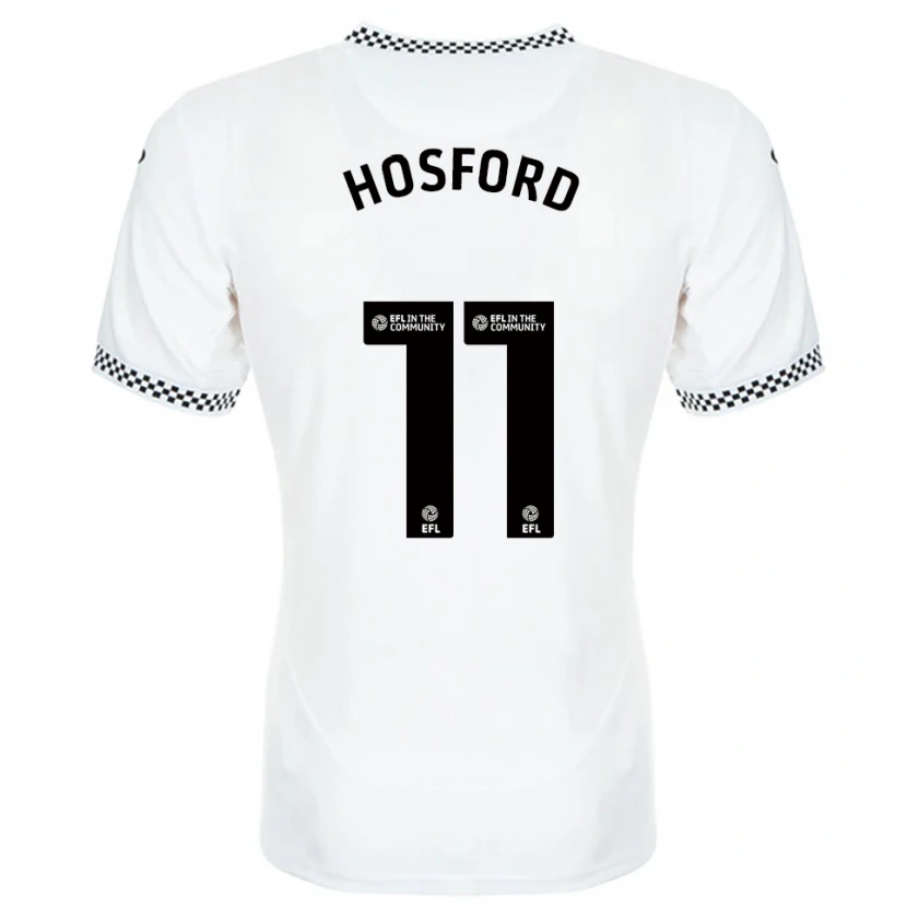 Danxen Dames Katy Hosford #11 Wit Oranje Thuisshirt Thuistenue 2025/26 T-Shirt België