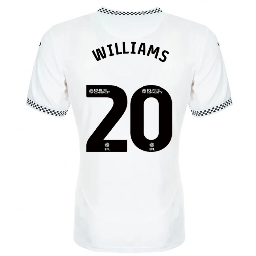 Danxen Dames Caitlin Williams #20 Wit Oranje Thuisshirt Thuistenue 2025/26 T-Shirt België