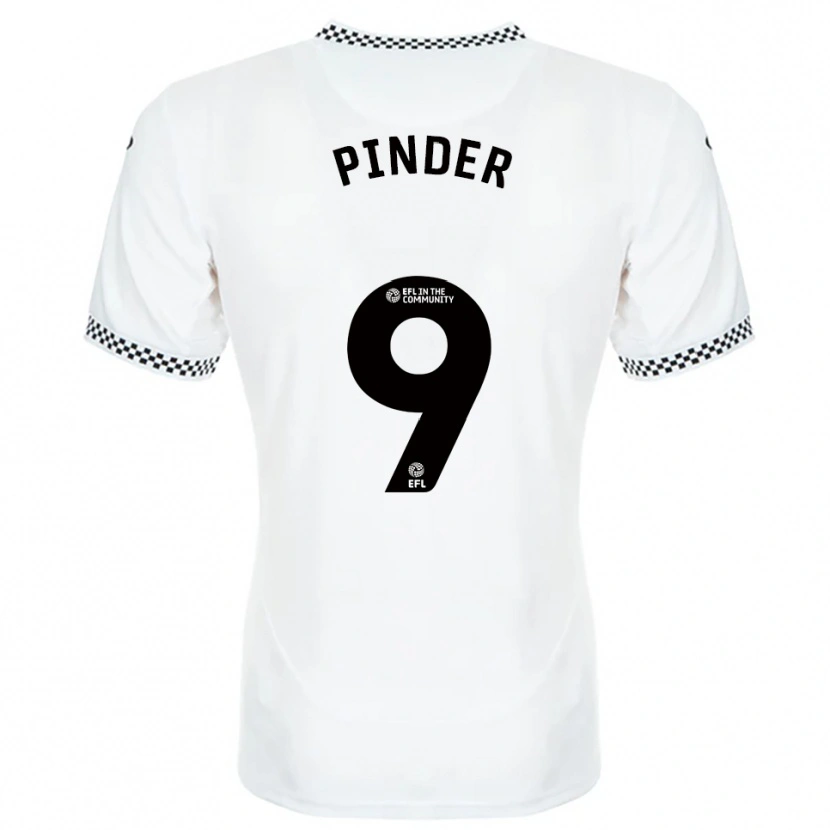 Danxen Dames Robyn Pinder #9 Wit Oranje Thuisshirt Thuistenue 2025/26 T-Shirt België