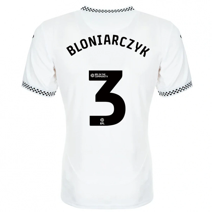 Danxen Dames Kaven Bloniarczyk #3 Wit Oranje Thuisshirt Thuistenue 2025/26 T-Shirt België