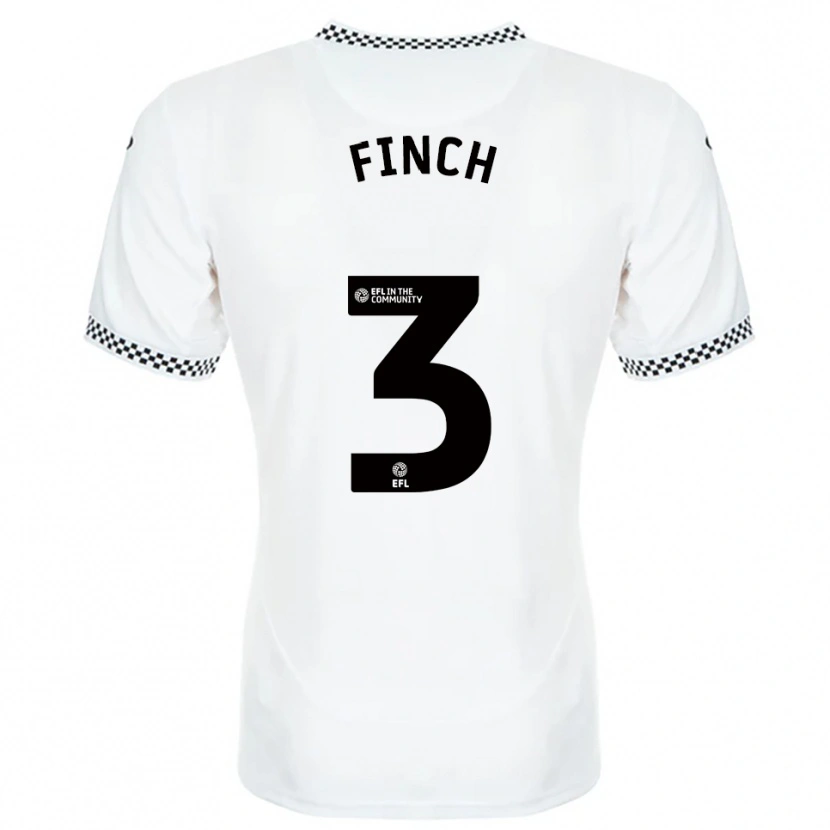 Danxen Dames Lucy Finch #3 Wit Oranje Thuisshirt Thuistenue 2025/26 T-Shirt België