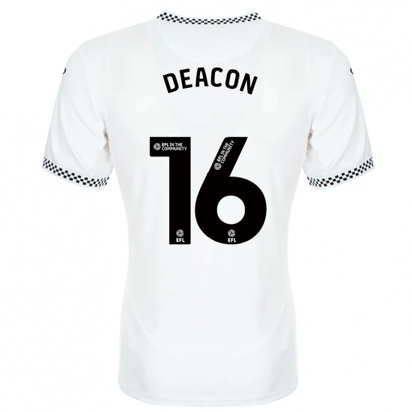 Danxen Dames Aimee Deacon #16 Wit Oranje Thuisshirt Thuistenue 2025/26 T-Shirt België