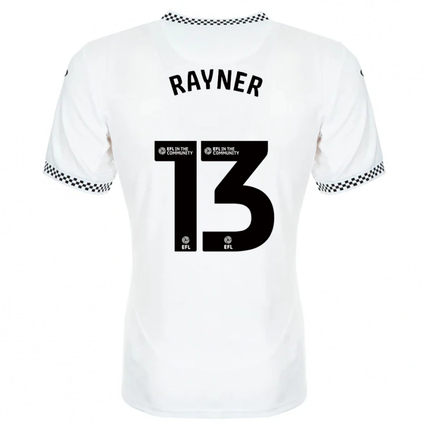 Danxen Dames Opal Rayner #13 Wit Oranje Thuisshirt Thuistenue 2025/26 T-Shirt België