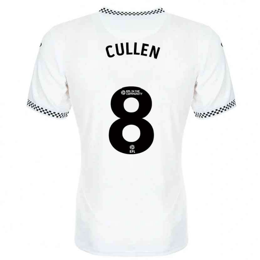 Danxen Dames Rachel Cullen #8 Wit Oranje Thuisshirt Thuistenue 2025/26 T-Shirt België
