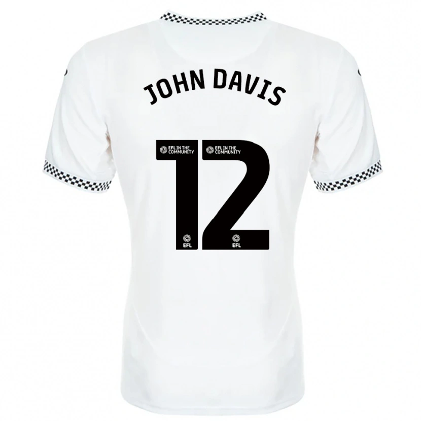 Danxen Dames Stacey John-Davis #12 Wit Oranje Thuisshirt Thuistenue 2025/26 T-Shirt België