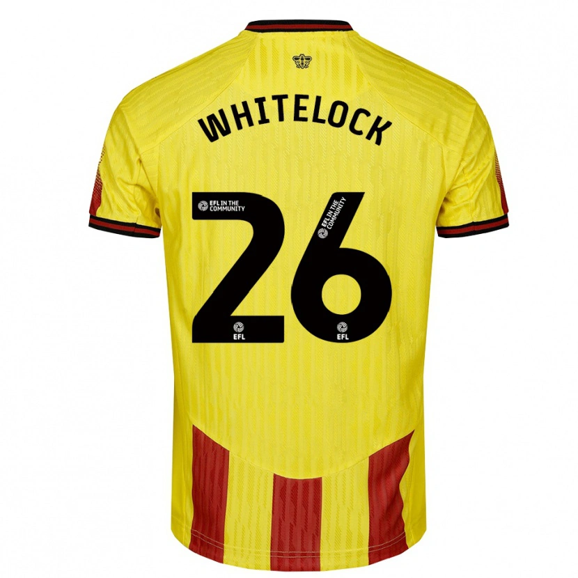Danxen Dames Lily Whitelock #26 Geel Rood Thuisshirt Thuistenue 2025/26 T-Shirt België