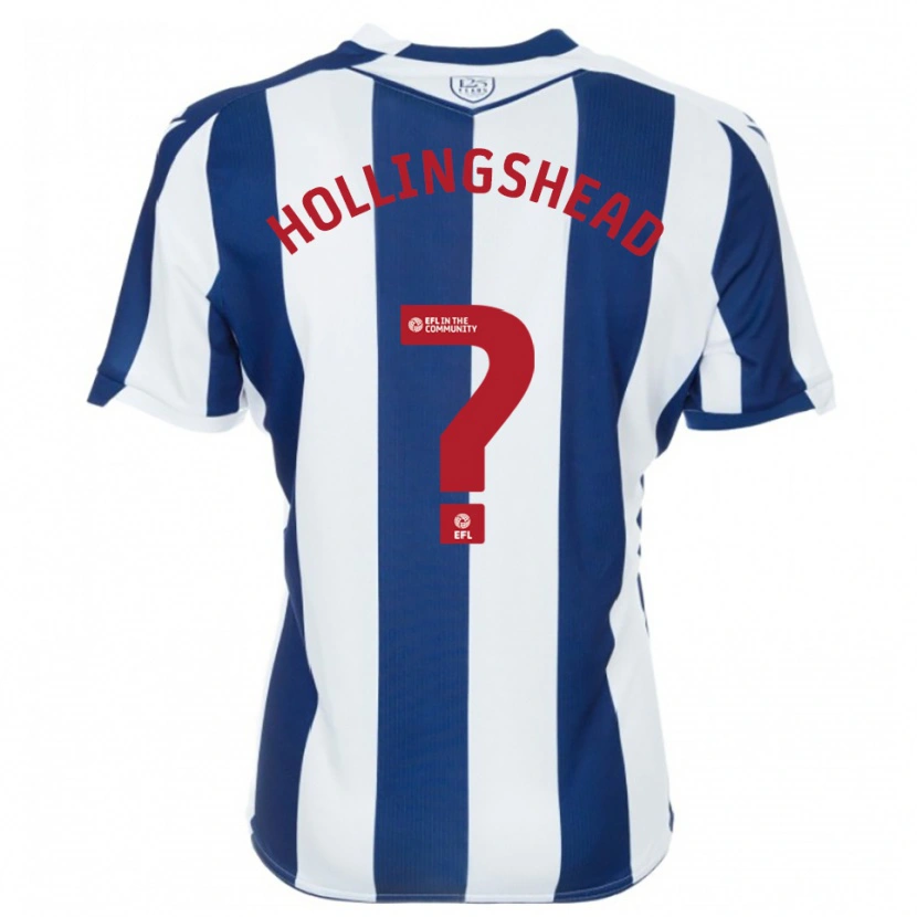 Danxen Dames Ronnie Hollingshead #0 Marine Wit Thuisshirt Thuistenue 2025/26 T-Shirt België