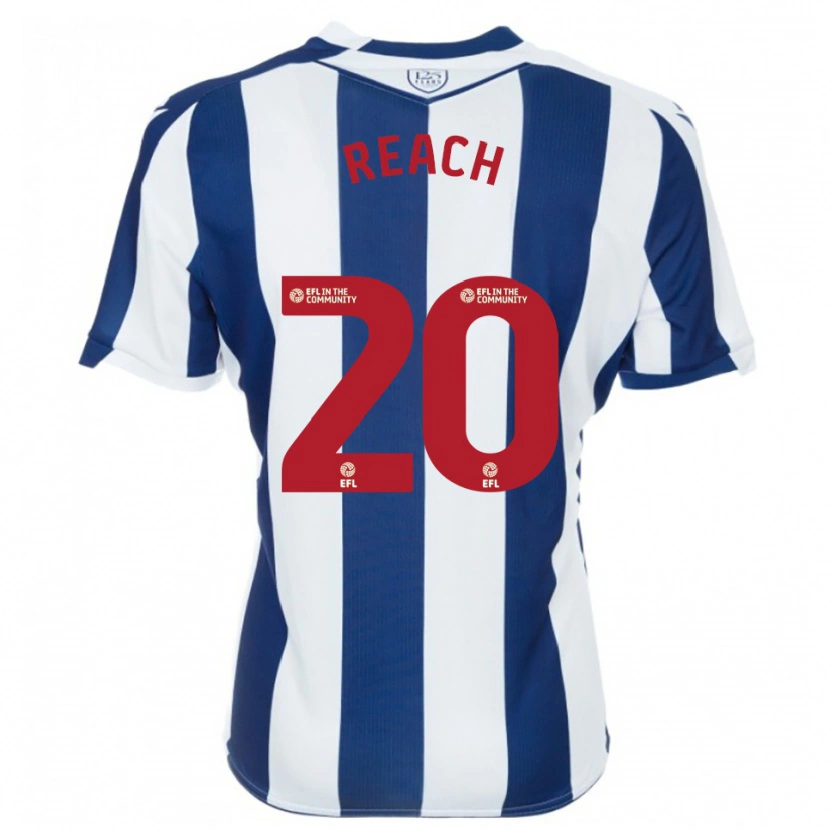 Danxen Dames Adam Reach #20 Marine Wit Thuisshirt Thuistenue 2025/26 T-Shirt België