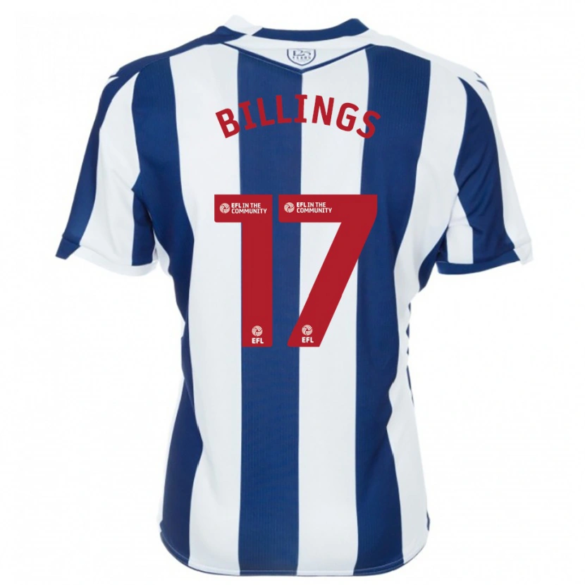 Danxen Dames Frazer Billings #17 Marine Wit Thuisshirt Thuistenue 2025/26 T-Shirt België