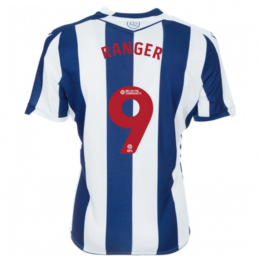 Danxen Dames Donte Ranger #9 Marine Wit Thuisshirt Thuistenue 2025/26 T-Shirt België