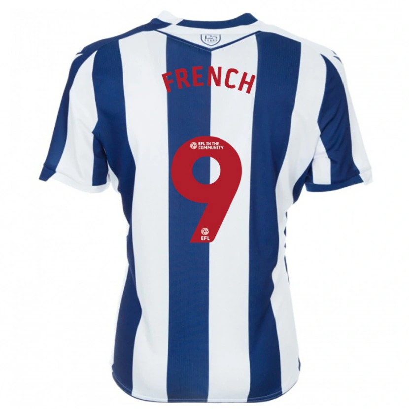Danxen Dames Harry French #9 Marine Wit Thuisshirt Thuistenue 2025/26 T-Shirt België