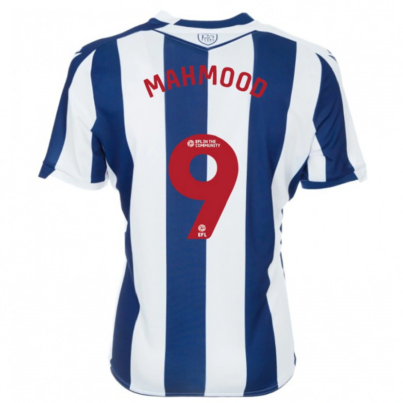 Danxen Dames Mariam Mahmood #9 Marine Wit Thuisshirt Thuistenue 2025/26 T-Shirt België