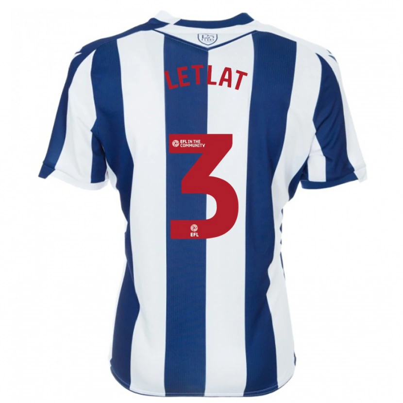 Danxen Dames Adam Letlat #3 Marine Wit Thuisshirt Thuistenue 2025/26 T-Shirt België